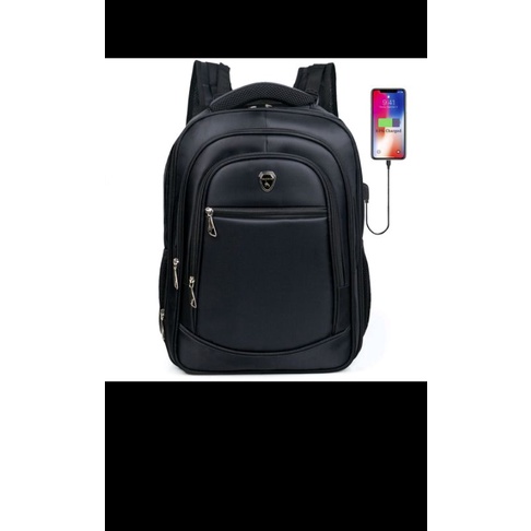 POLO GIVES - Tas Ransel Kerja Pria Ransel POLO Original Import 18in