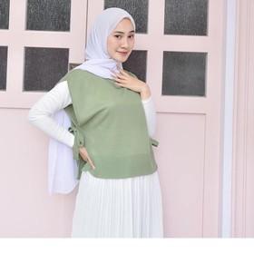 ➧ Vest Rompi Rajut Wanita Tali Outer Knit Premium Panjang dan Murah ♀