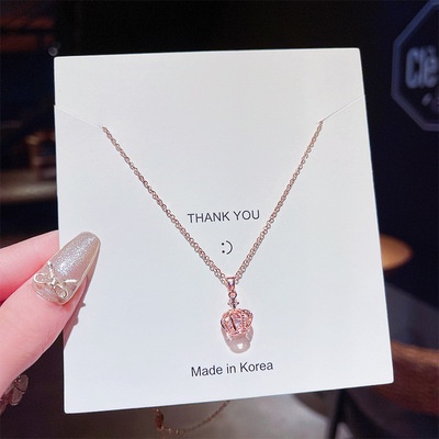 Necklace Crown With Zircon