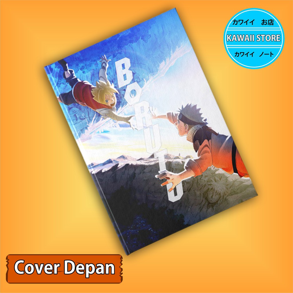 

Notebook / Pocket book Hard Cover Anime Naruto BORUTO DIMENSION uk A5 & A6 / Notes Book