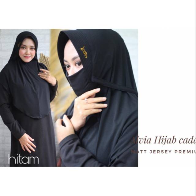 Alvia Hijab Masker / Hijab Cadar /Hijab Niqob Ori Doa Ibu