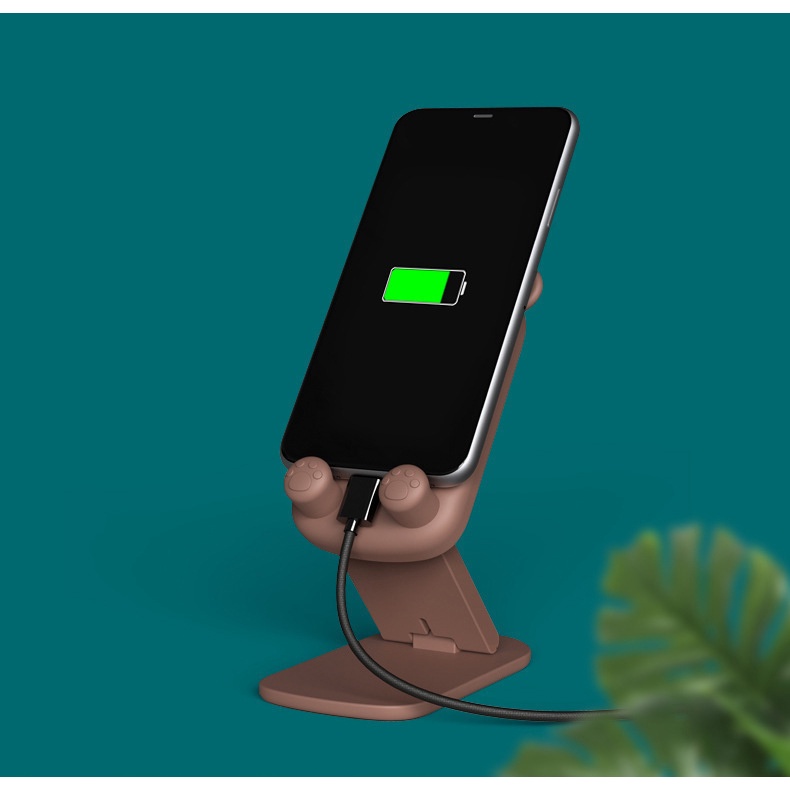 Stand hp karakter dudukan tatakan penyangga penahan handphone tablet unik lucu di meja nb40