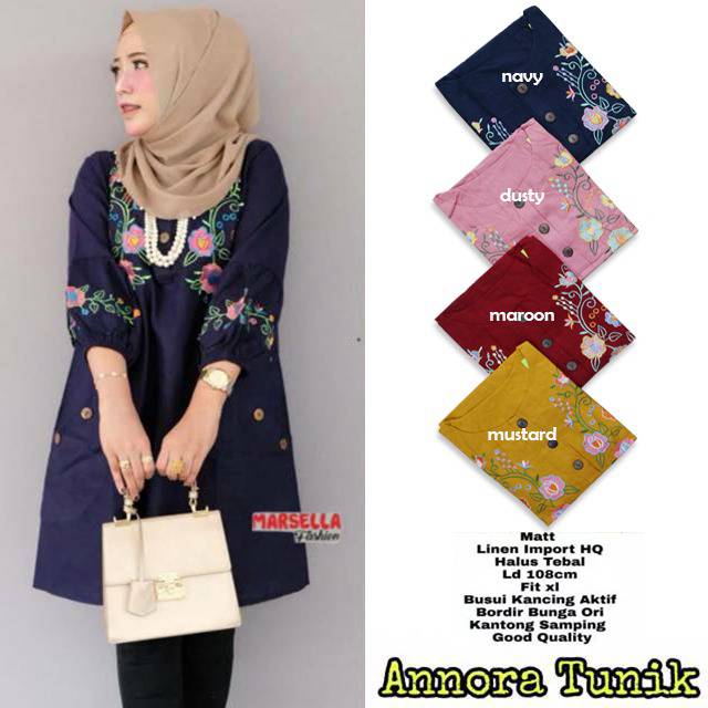 ANNORA TUNIK, Matt Linen Import