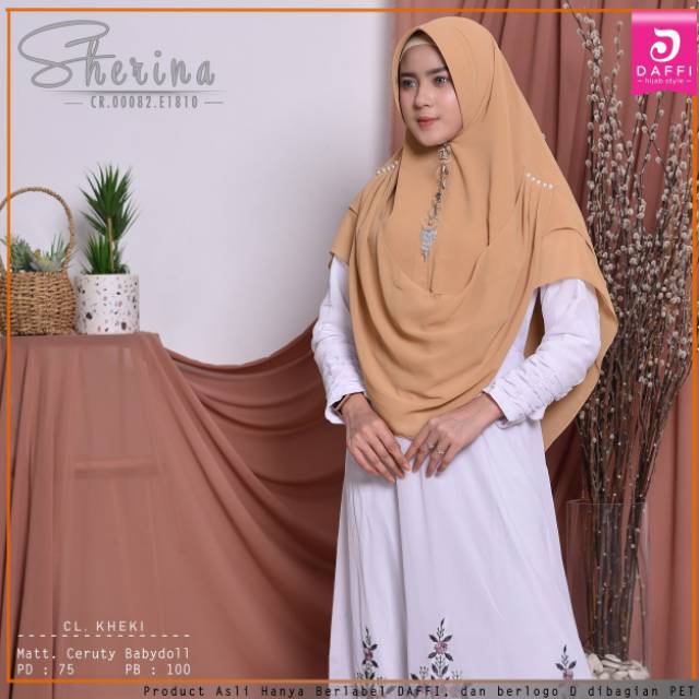 khimar sherina ori daffi hijab