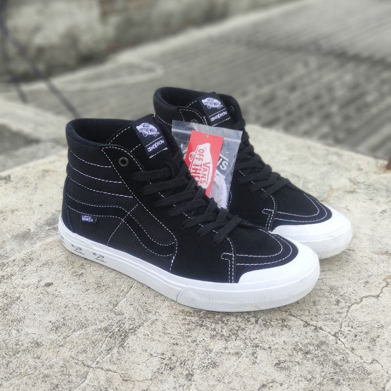Vans SK8-HI Pro BMX x Demolition Black white 100% Original resmi store PT Navya