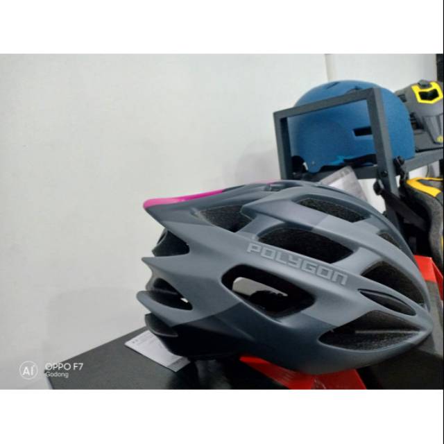 HELM SEPEDA RUSTLE POLYGON / Helm Roadbike Rustle Merk Polygon