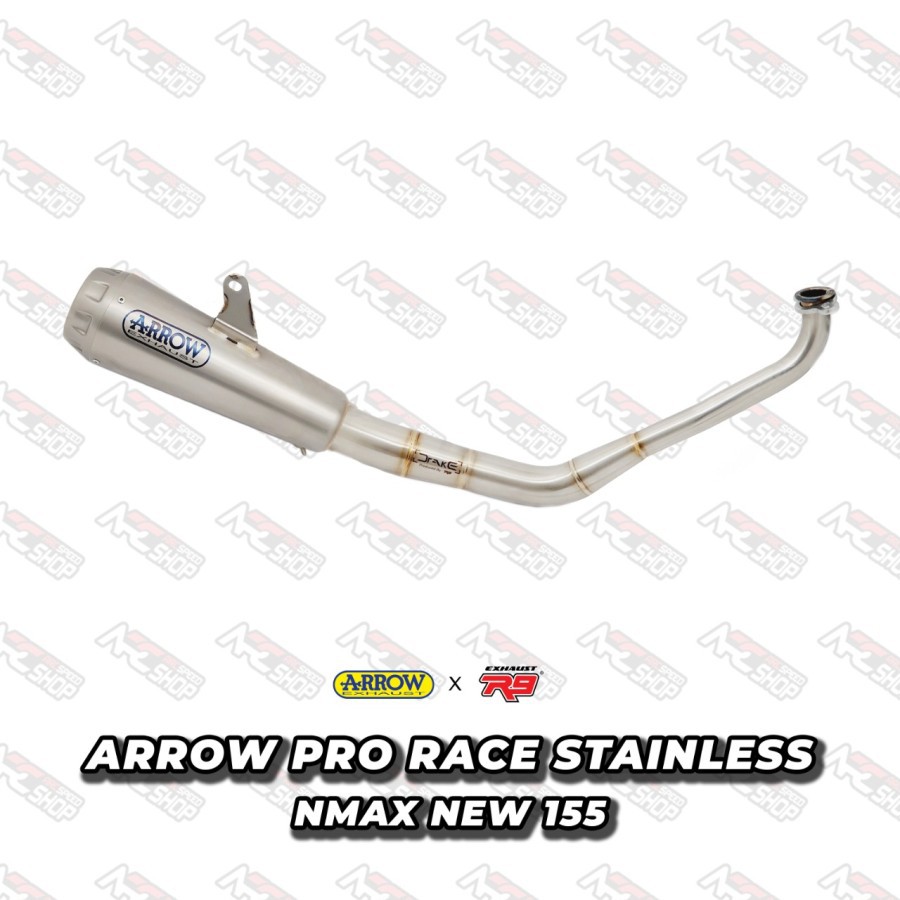 Knalpot Arrow Pro Race Stainless Yamaha Nmax new 2020 FULLSYSTEM