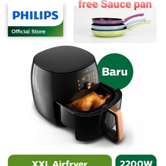 Free sauce pan Philips Premium Air Fryer HD9860/HD-9860/HD 9860/90
