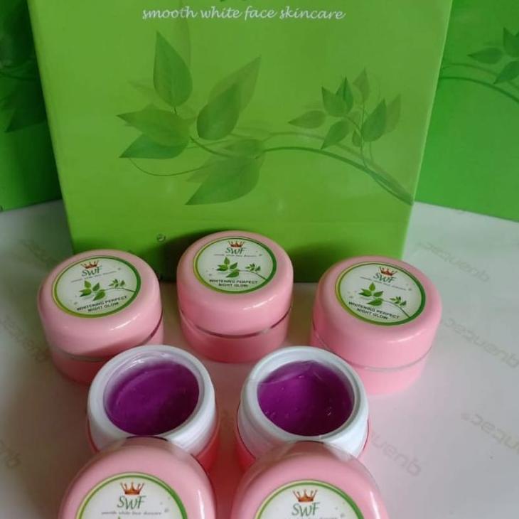 Diskon.promo ECER CREAM MALAM UNGU ( GLOW ) SWF Skincare NAY5