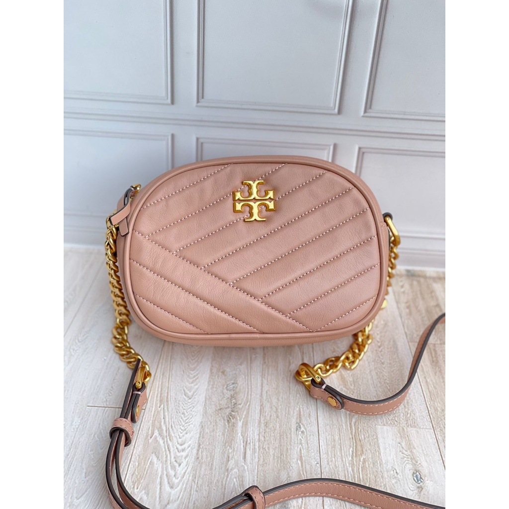 Tas Tory Burch Kira Camera Bag Pink Moon New Original