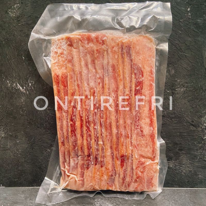 

Beef Bacon - 500gr / Bacon Sapi Asap