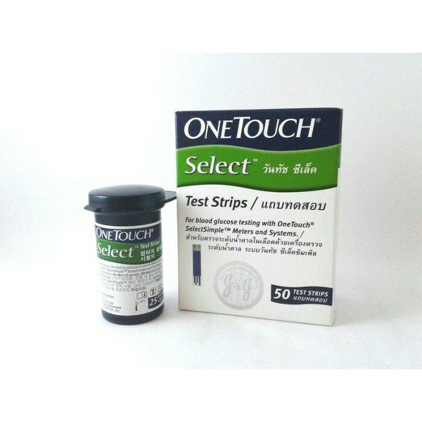 Termurah  Strip Isi Ulang One Touch Select Simple Isi 50 Refill OneTouch Select Simpel Murah  Diskon