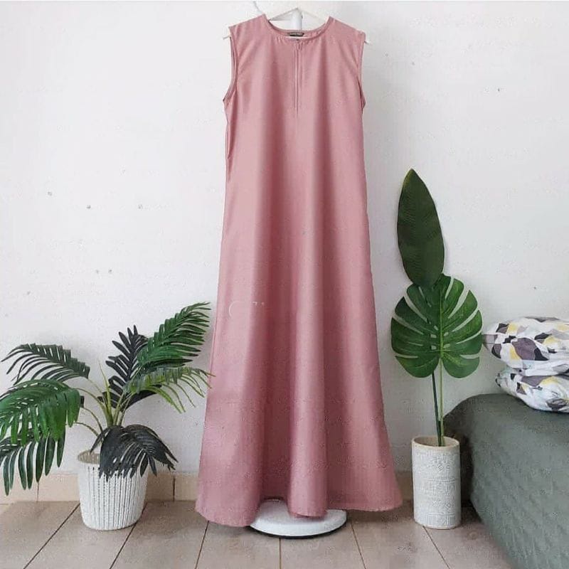 Inner Abaya Woolfish Gamis Polos Gamis Original Suryalaya busana Gamis Kutungan