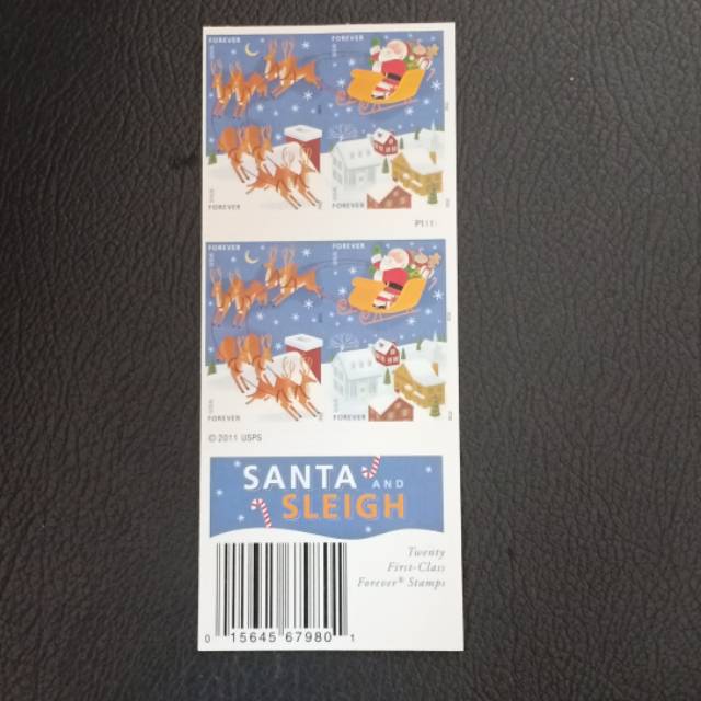 

Perangko USA Amerika Santa Claus