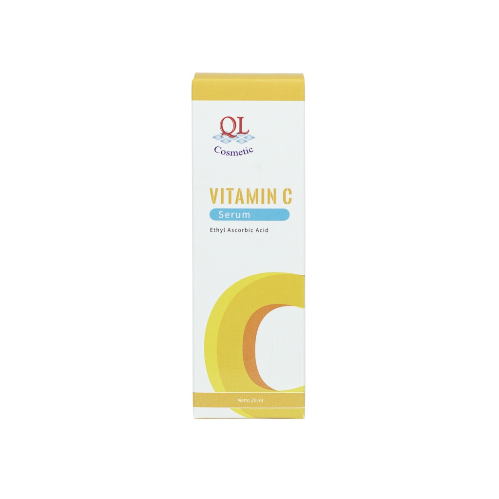 QL cosmetic face serum wajah vitamin C anti acne brightening