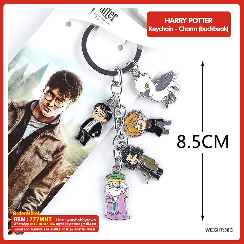 Gantungan Kunci Potter Charm Set Of 5 : Buckbeak Ver. Dumbledore Snape James