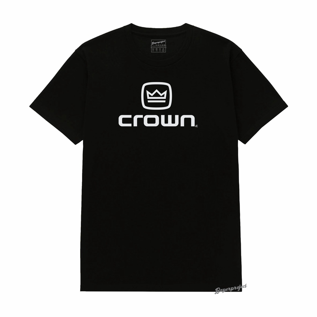 Kaos audio sound system CROWN audio cotton combed 20s