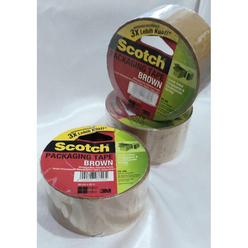 

LAKBAN COKLAT MERK 3M PB-50L BROWN