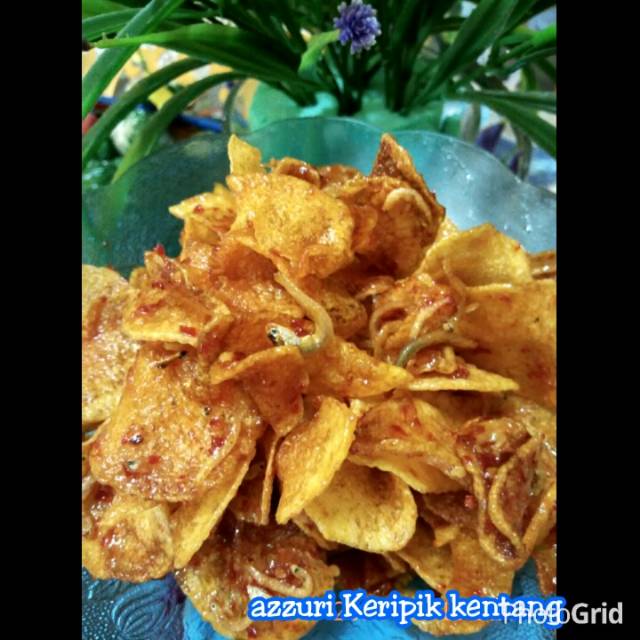

Keripik kentang pedas manis