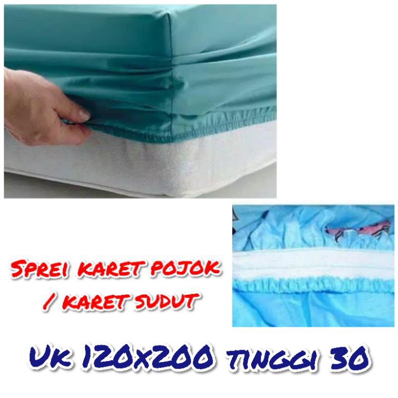 Sprei 120 T 30 sprei ukuran 120x200x30