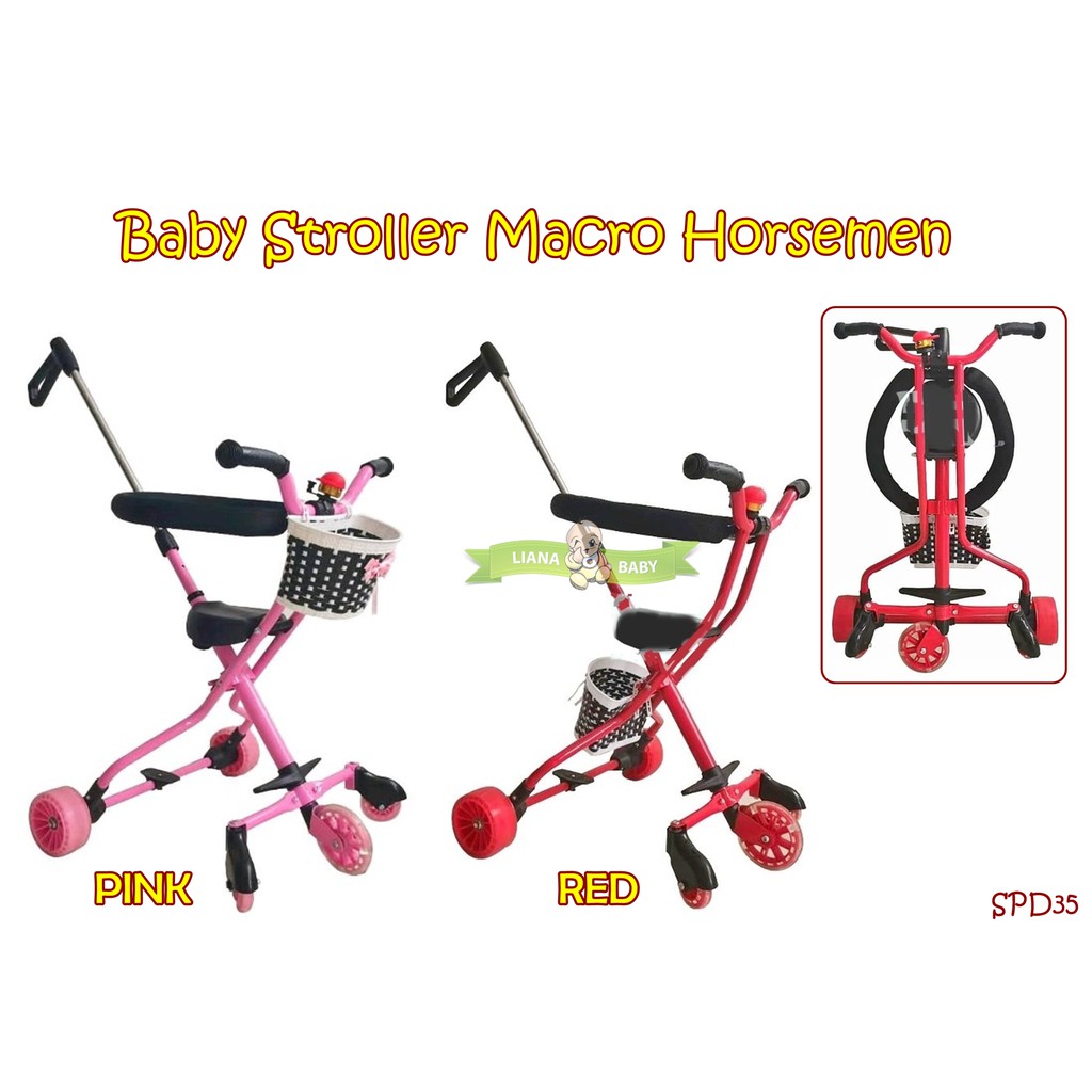 SPD35 BABY STROLLER MACRO HORSEMEN STROLLER ANAK KERETA DORONG