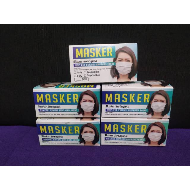 

Masker bahan spunbond homemade 2 ply murah