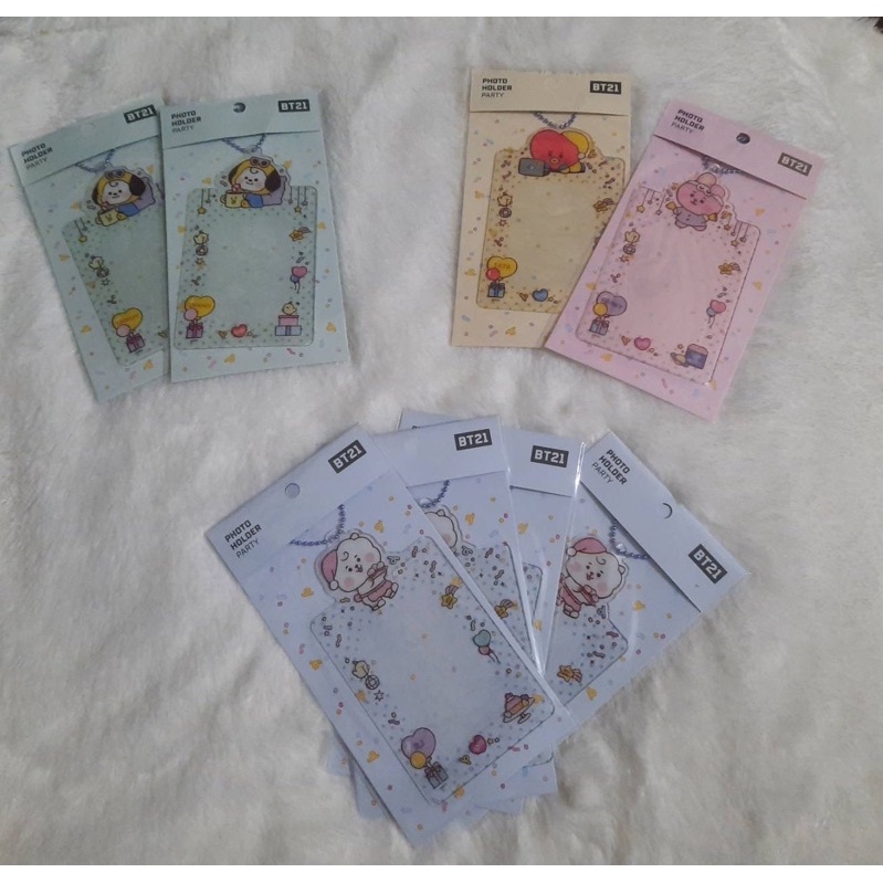 CARDD WALLET // HOLIDAY PHOTO HOLDER / PHOTOHOLDER BT21 OFFICIAL MERCH RJ & CHIMMY [READY STOCK]