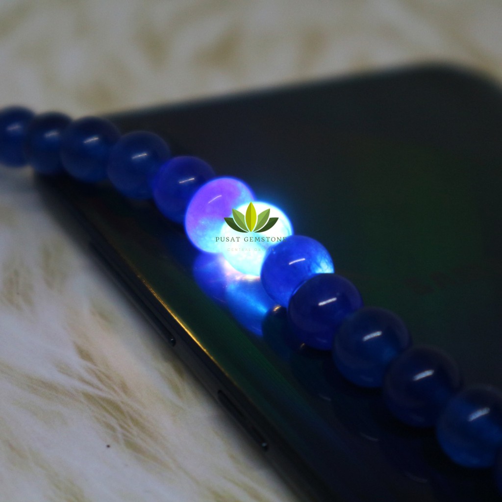 Tasbih Batu Giok Biru 99 butir jade