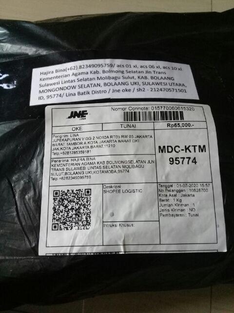 Kemeja Batik Pria Slim Fit Lengan Panjang Colindion Acs01