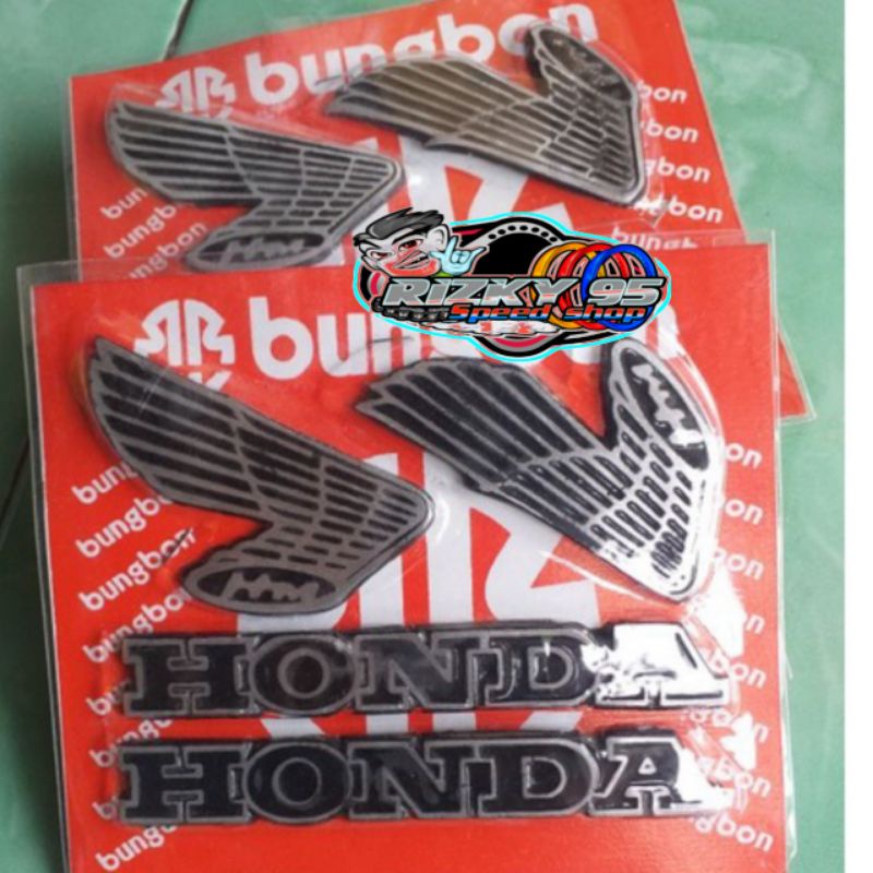 Emblem Tangki cb100 1set emblem tangki cb100 gelatik emblem tangki gelatik cb100