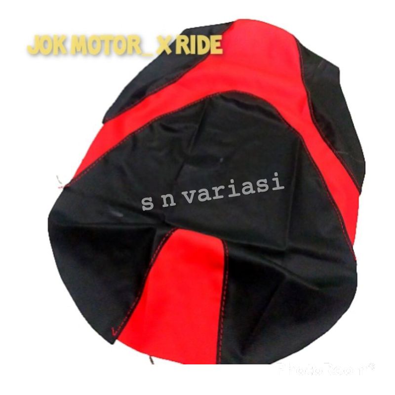 KULIT JOK MOTOR YAMAHA X-RIDE sarung jok motor MIO X-RIDE KULIT JOK VARIO