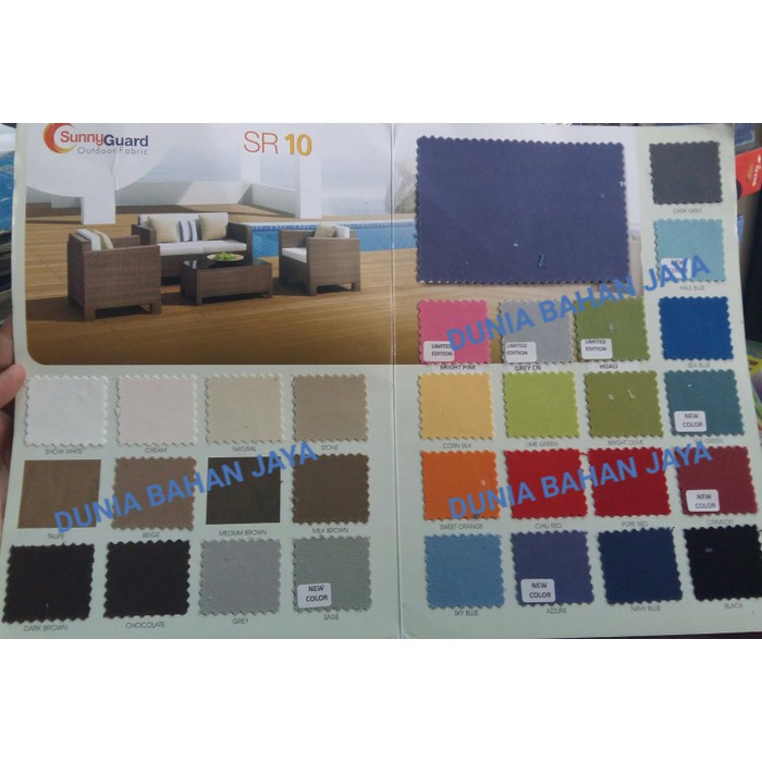 SR 10 / SR10 SUNNY GUARD KAIN OUTDOOR SOFA JOK KURSI WATER RESISTANT