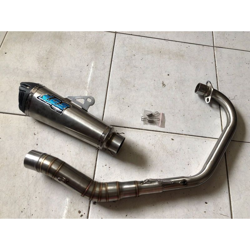 Knalpot Kenalpot DOS Oval Tiger Megapro GL CB Semi cacing
