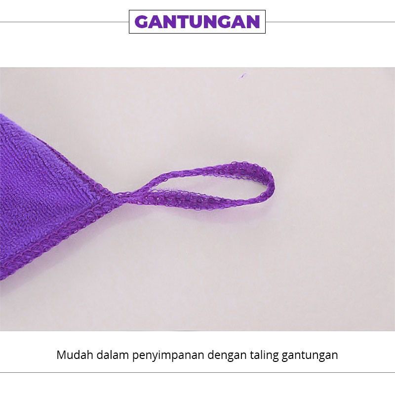 Topo Lap Dapur Termurah / Sapu Tangan Handuk Gantung Halus Lembut Menyerap - H21