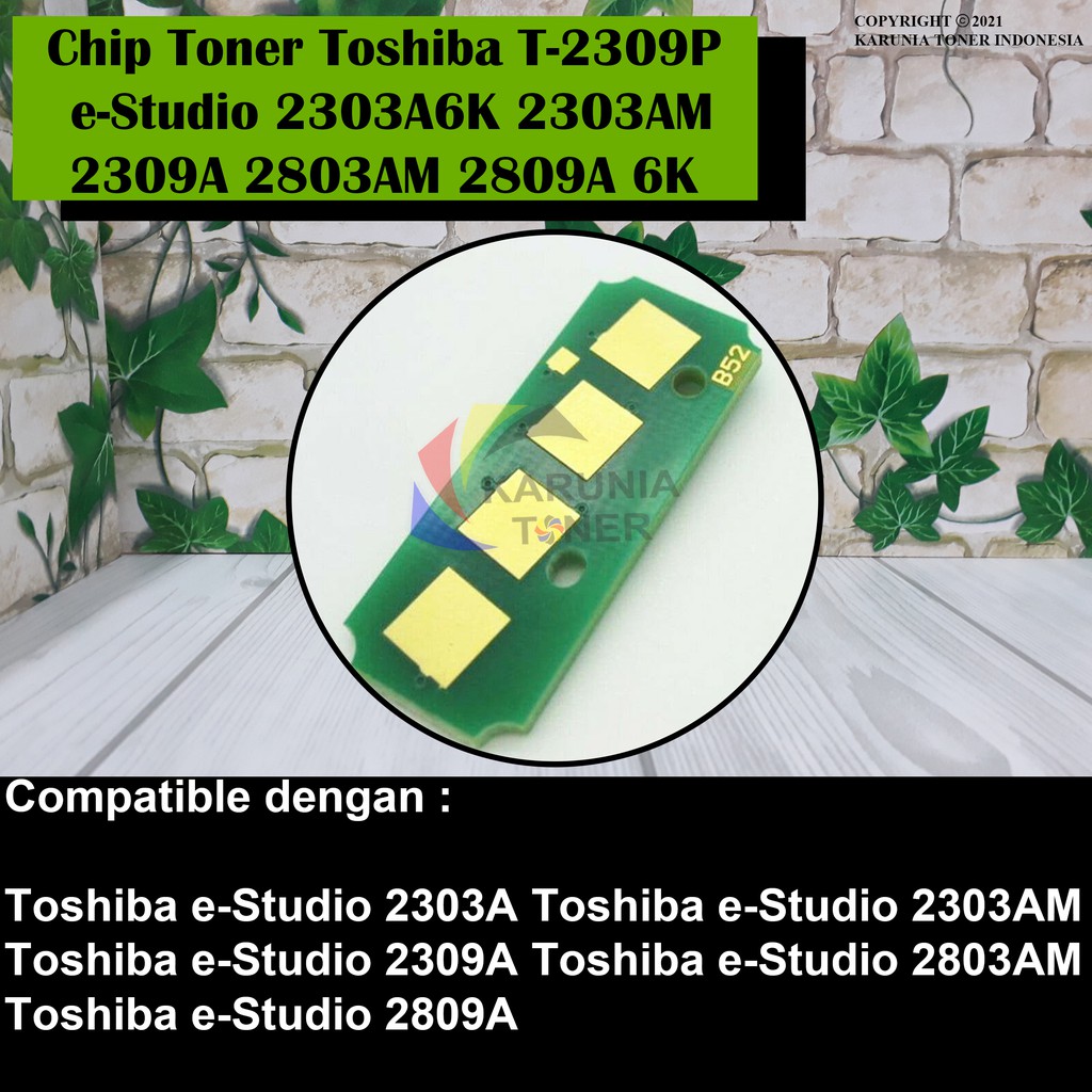 Chip Toner T-2309P Toshiba e-Studio 2303A 2303AM 2309A 2803AM 2809A 6K