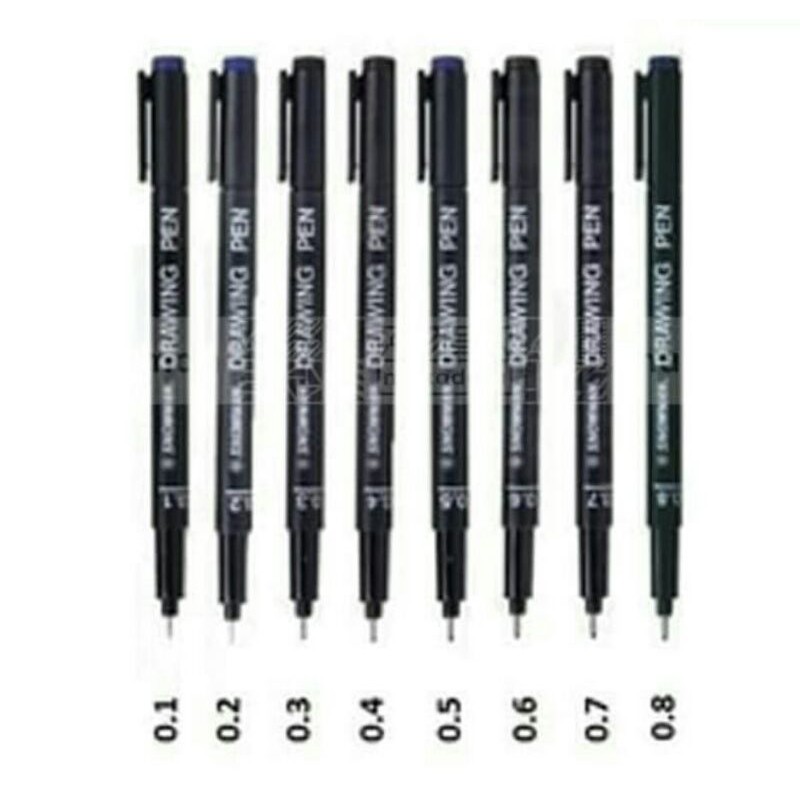 

DRAWING PEN SNOWMAN FT 700 HITAM 0,1-0,2-0,3-0,4-0,5-0,6-0,7-0,8