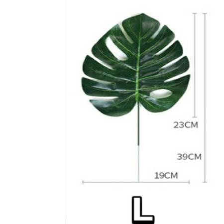 DAUN PLASTIK MONSTERA 40 CM / DAUN ARTIFICIAL DEKORASI / BUNGA ARTIFICIAL DEKORASI RUMAH DAUN PALSU