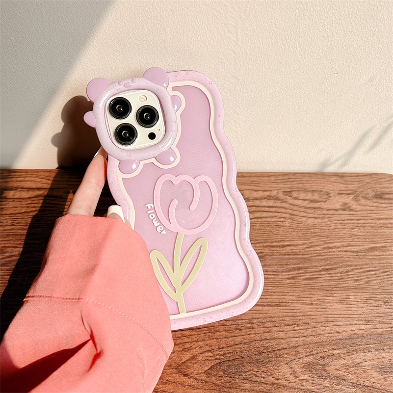 Casing Soft Case Silikon Motif Sketsa Bunga Untuk iPhone 13 12 11 Pro Max X Xr Xs Max