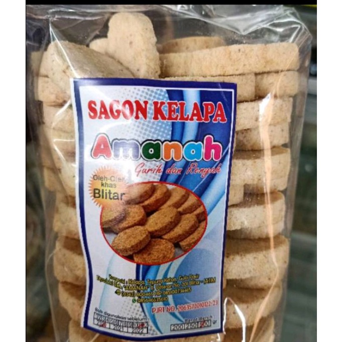 

(12/kg) SAGON KELAPA KHAS BLITAR
