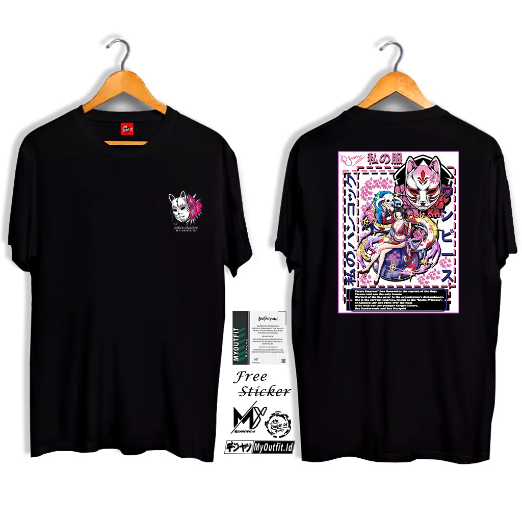 My Outfit.Id Kaos One Piece Japanesse Style Shichibukai Kaizoku Jotei Boa Hankokku Original Clothing