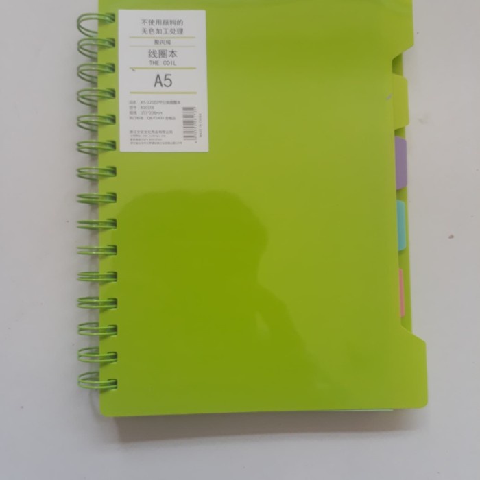 

Jual Notebook Spiral A5 Isi 4 Warna Bagus