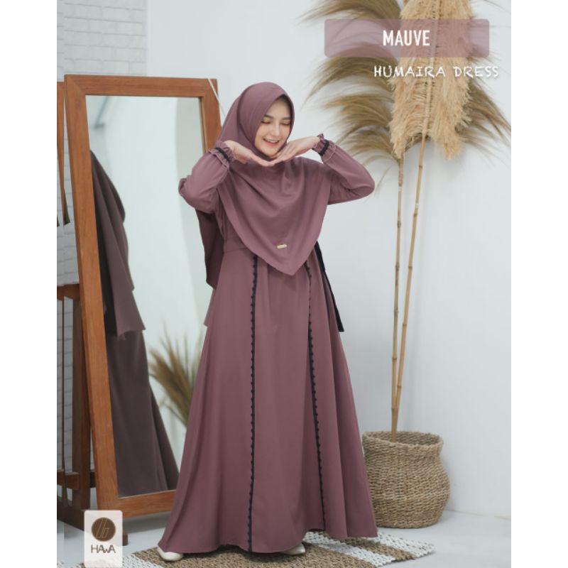 HUMAIRA DRESS SET BY HAWA THE LABEL/GAMIS SET KHIMAR BY HAWA