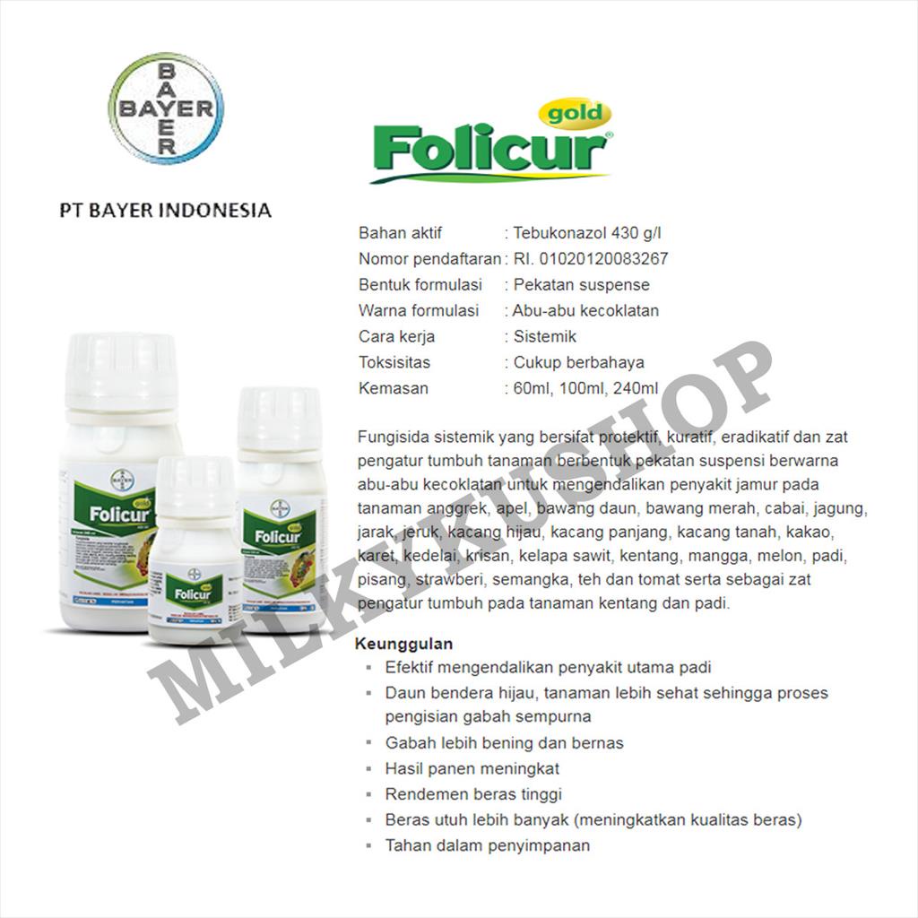 FOLICUR GOLD 430 SC 60 ML FUNGISIDA