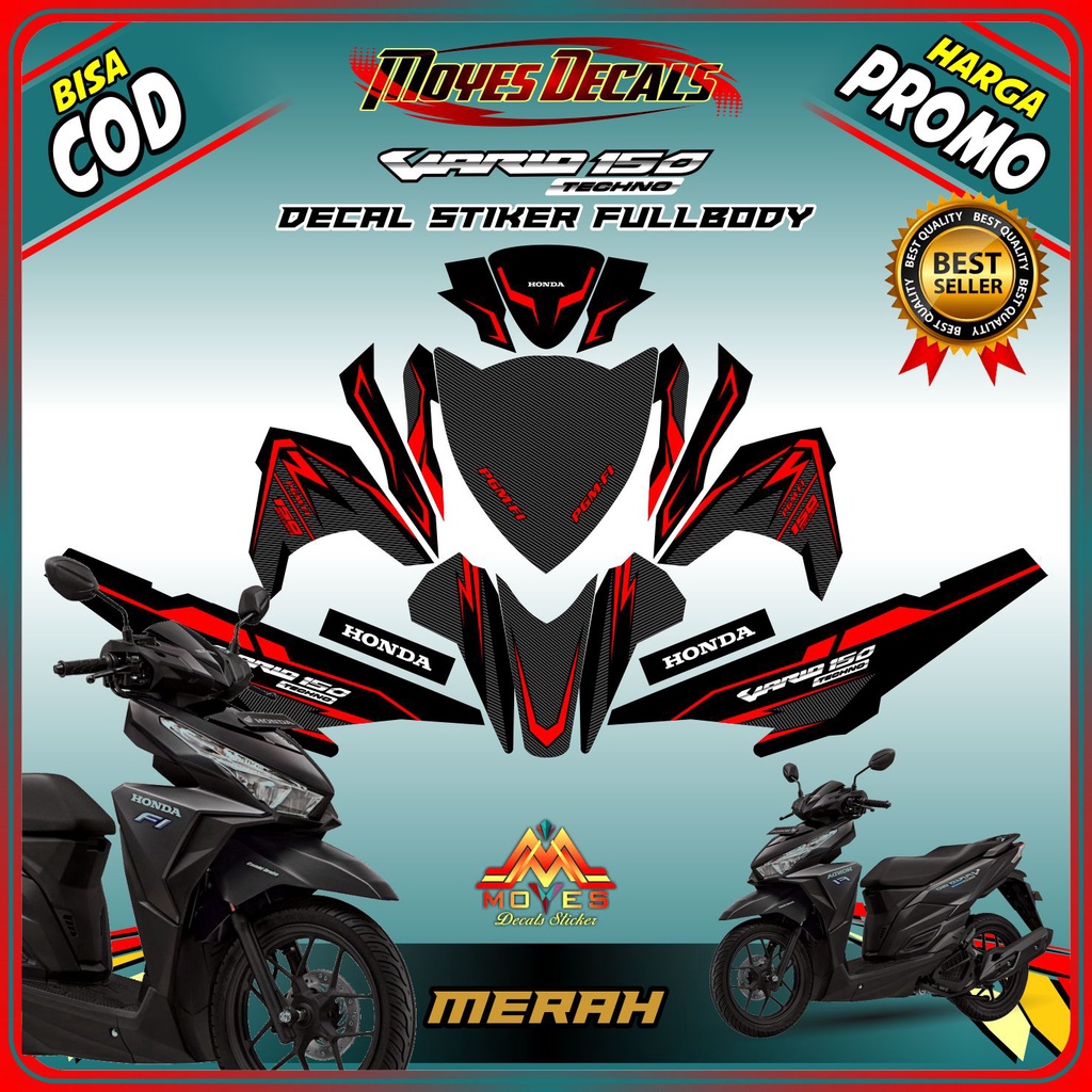 decal vario led 125 decal motor vario techno 150 decal honda vario led