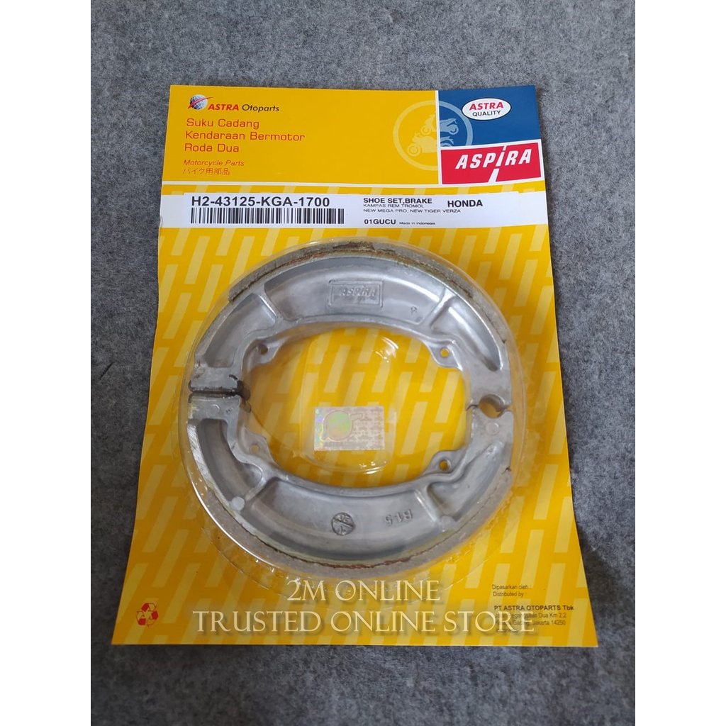Mdr KAMPAS REM TROMOL NEW MEGAPRO NEW TIGER VERZA MERK ASPIRA H2-43125-KGA-1700