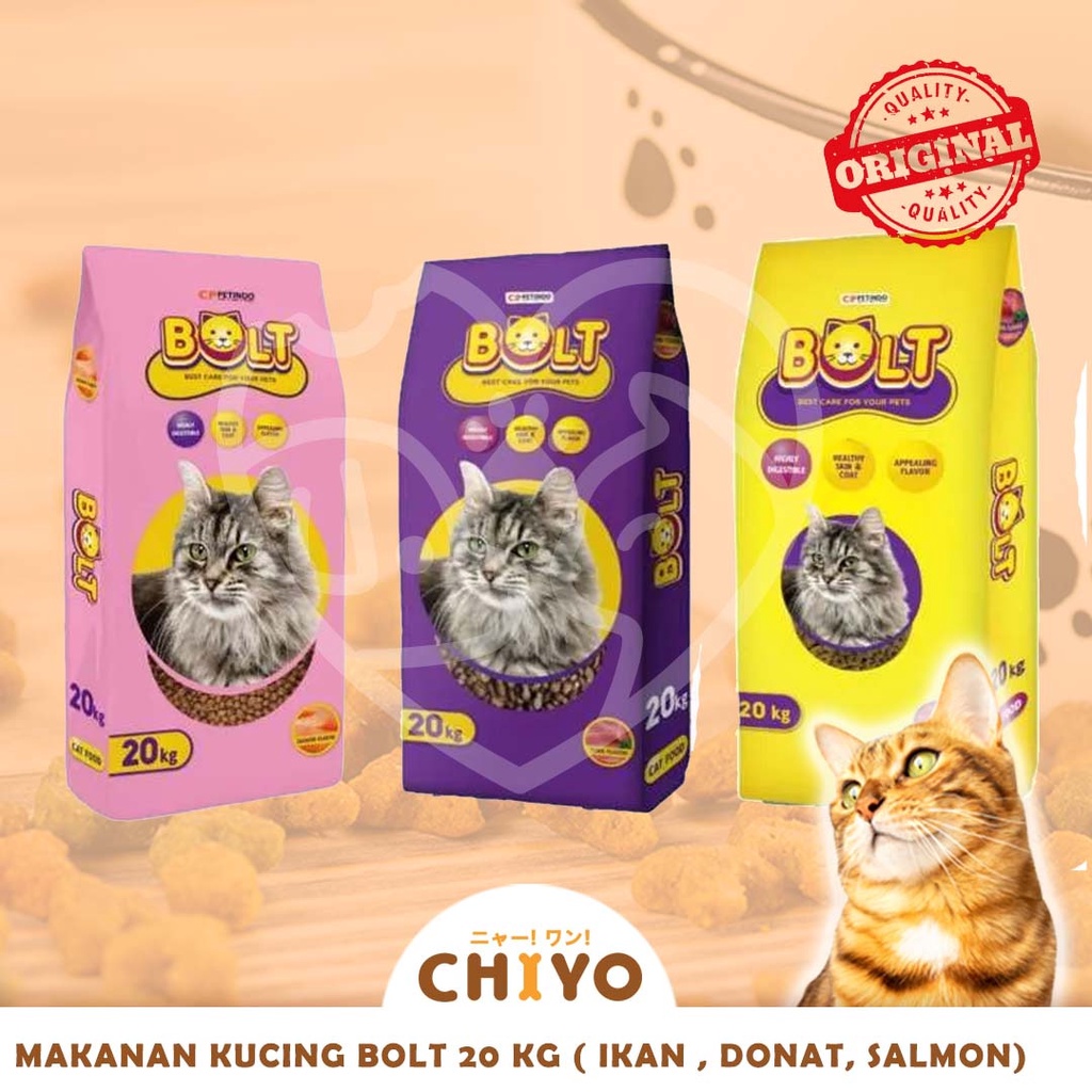 MAKANAN KUCING BOLT 20 KG [ CAT FOOD ]