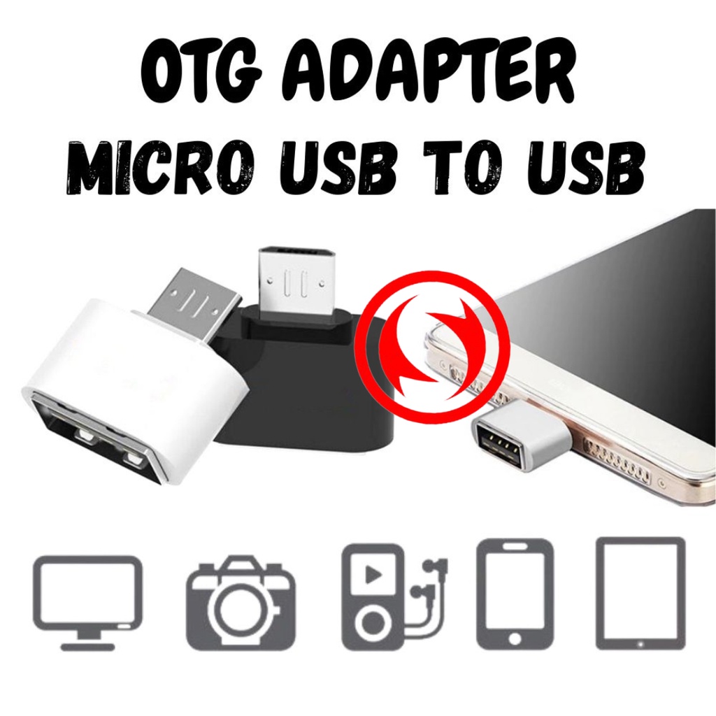 OTG Mini Micro USB - USB On The Go Adapter Mini OTG untuk Android Asus Vivo Samsung