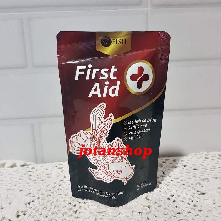 FIRST AID PLUS TABLET SG FISH ACRIFLAVINE METHYLENE BLUE FISH SALT