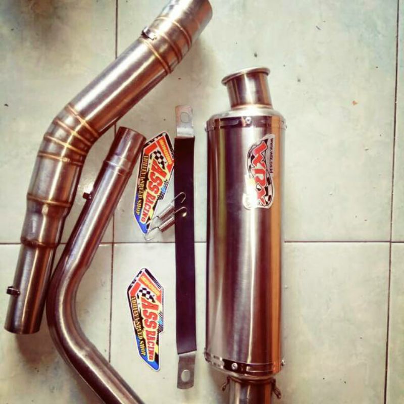 KENALPOT RECING WRX/PDK/CLD/DBS/PEKAJAMAN/DPJ ALL MOTOR VIXION, SATRIA FU, JUPITER MX, CB150R, TIGER