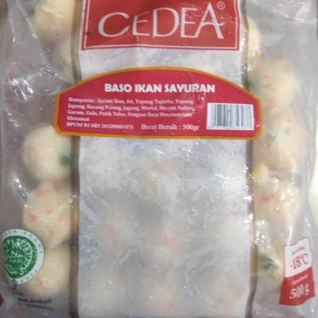 

Cedea baso ikan sayuran 500g